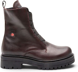 Robinson Combat Boots Burgundy Robinson Combat Boots Burgundy