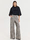Damen Hochbund Leopard Pantaloons