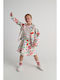 Kids Denim Jacket Short White