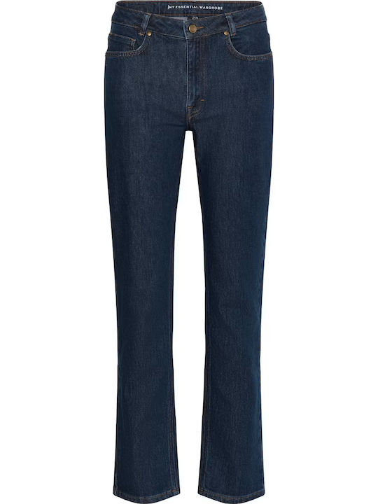 High Rise Women's Jean Pants Straight Leg