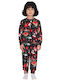 Dreams by Joyce Kinder-Nachtwäsche Winter Schwarz Xmas