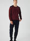 Minerva Bull Punto Di Roma Summer Men's Pyjamas Burgundy