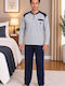 Rimoli Winter Men's Pyjamas Dark Blue