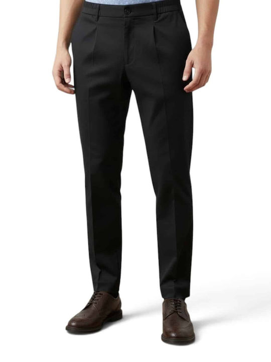 Men's Trousers with Straight Leg Black