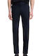 Herrenhose Elastisch Slim Fit Marineblau