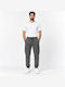 Herrenhosen Cargo Elastisch Slim Fit Grau