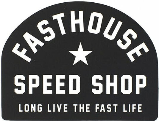 Fast Life Wandsticker Schwarz