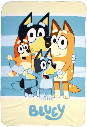 Bluey Flauschige Kinderdecke Bluey 140x100cm