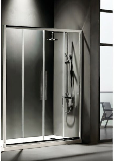 Devon Flow Σταθερό Πλαϊνό Ντουζιέρας 167-171x195cm Clean Glass Chrome Devon Flow Σταθερό Πλαϊνό Ντουζιέρας 167-171x195cm Clean Glass Chrome