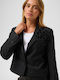 Kaffe Kaffe Kurzes Damen Blazer Dunkelgrau
