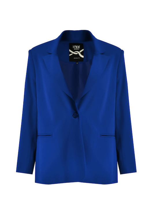 Mat Fashion Дамско Сако Син 0039.4508.НЕТТО-Royal-Blue