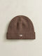 Beanie Unisex Knitted Beanie in Brown Colour