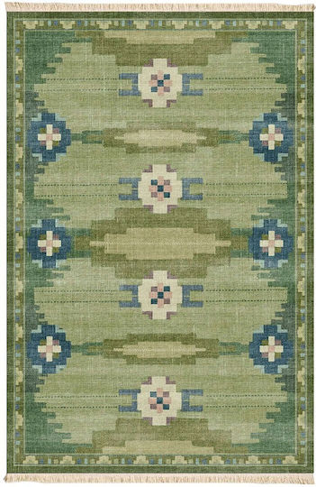 Conceptum Hypnose Rvn163 Rectangular Kitchen Mat Green 50x80cm