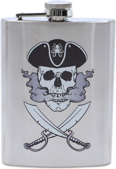 Hip Flask Фласкa за Пиене Chrome Gentelmans Club F4014 240ml