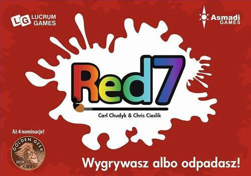 Επιτραπέζιο Παιχνίδι Red7 για 2-4 Παίκτες 9+ Ετών (PL) Lucrum Games