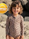 Swim Essentials Kinder Badebekleidung Einteilig Mit Langen Ärmeln Wild Flower