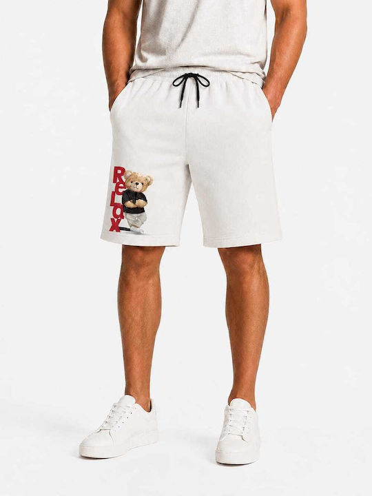 STL Sport Herren Shorts Gebrochen Weiß