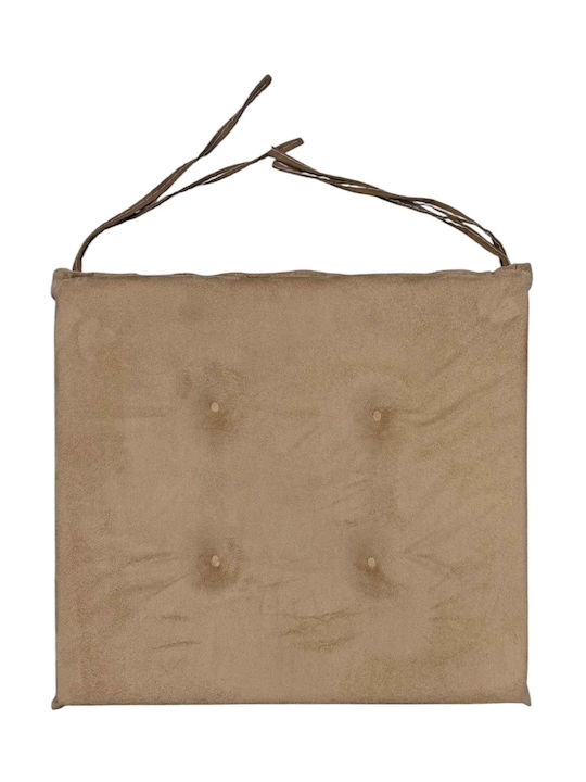 Garden Chair Cushion Beige 38x40cm