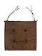 Garden Chair Cushion Dark Brown 38x40cm