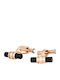 MontBlanc Twins Butoni din Otel in Culoare Rose Gold