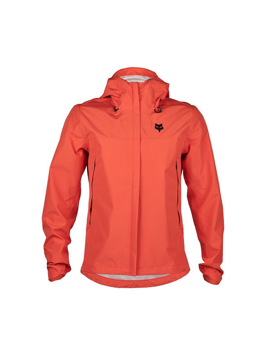 Fox Ranger Men's Waterproof Cycling Windbreaker Jacket Long Sleeve Orange