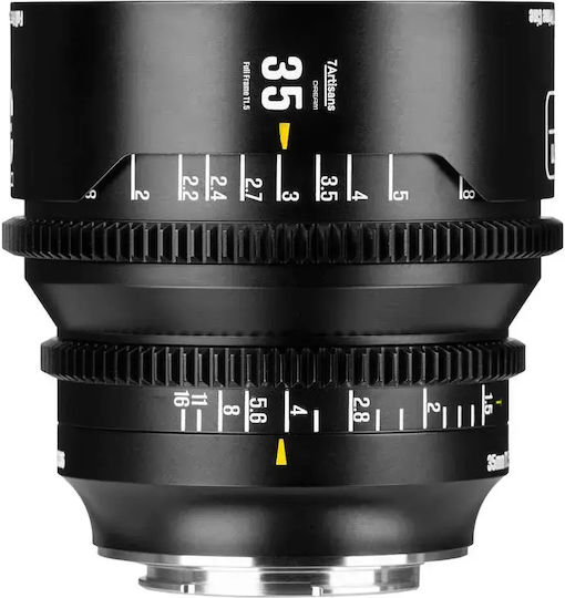 7artisans Full Frame Camera Lens Dream Cine 35mm T1.5 E Wide Angle for Sony E Mount Black