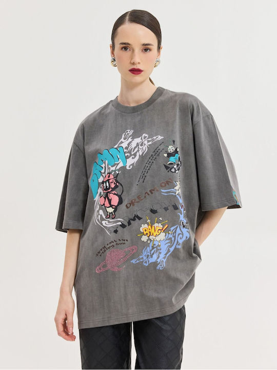 Hemithea T-Shirt Grey Hemithea T-Shirt Grey