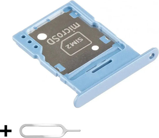 Suport Tăvi SIM Samsung Galaxy A15 5g A156 Dual SIM Slot Card Microsd Cu Cheie SIM Inclus Albastru Optimist Albastru