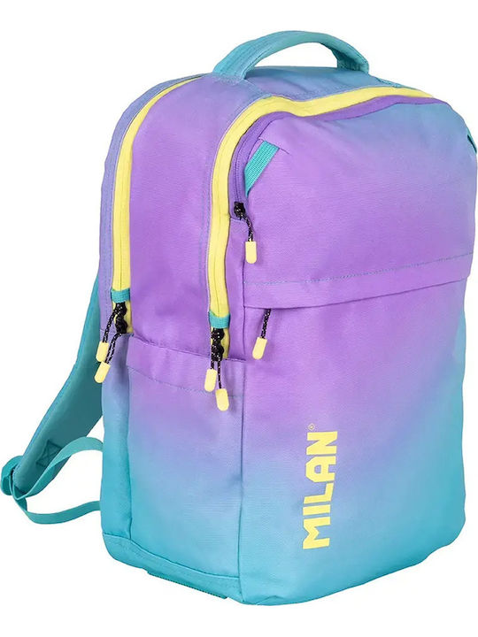 Milan Schulranzen Rucksack Türkise 28 x 17.5 x 45.5cm