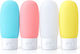 eBest Blue Silicone Travel Bottles 4 Pieces