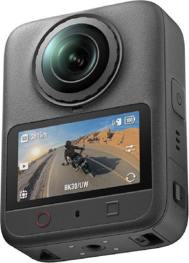 DJI Osmo 360 II Cameră de Acțiune 8K Rezoluție 360° Combo Standard cu Ecran Tactil 2" și Wi-Fi Neagră