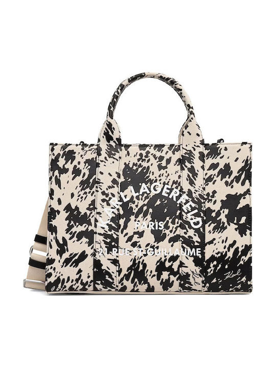 Karl Lagerfeld Square Women's Tote Bag White