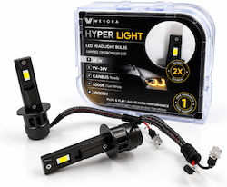 Wevora Autolampen H1 Canbus LED 6500K Kaltes Weiß 35W Menge Wevora Autolampen H1 Canbus LED 6500K Kaltes Weiß 35W Menge