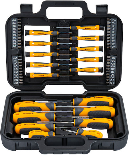 Powermat Set of 58 Magnetic Precision Screwdrivers
