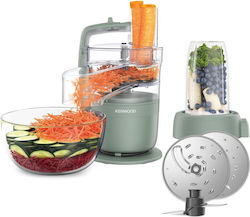 Kenwood Compact Procesor Alimentar Multifuncțional 900W cu Recipient 1.3lt și Vas Blender Verde