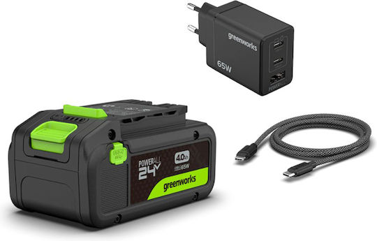 Greenworks Greenworks 24V Werkzeugbatterie mit 4Ah Batteriekapazität