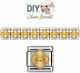 Edelstahl Elemente Diy Armband Vergoldetes Muster
