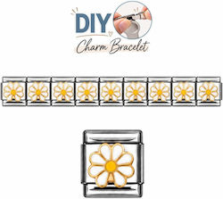 Steel Elements Diy Bracelet Flower
