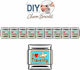 Edelstahl-Elemente Diy Armband I Love Traveling