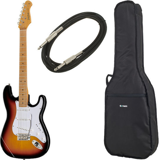 Harley Benton St-62mn Sb Set Elektrische Gitarre