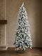 Weihnachtsbaum Schlank 210cm Weiß