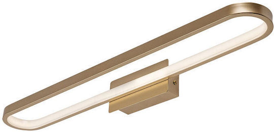 Rabalux Modern Bathroom Wall Light with Integrated LED and Natural White Light Gold
