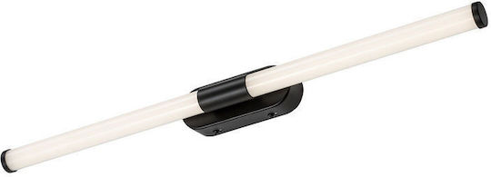 Rabalux Modern Bathroom Wall Lamp with Integrated LED and Natural White Light Black