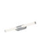Rabalux Modern Bathroom Wall Lamp with Integrated LED and Natural White Light Silver