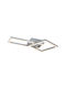 Rabalux Smart Deckenleuchte montieren 50cm Silber mit Integrierte LED