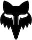 Fox Head 2.5" Decupat din vinil Negru