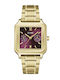 Cluse Gracieuse Дамски Часовник 30mm Кварцов с Браслет от Неръждаема Стомана Dark Cherry/gold