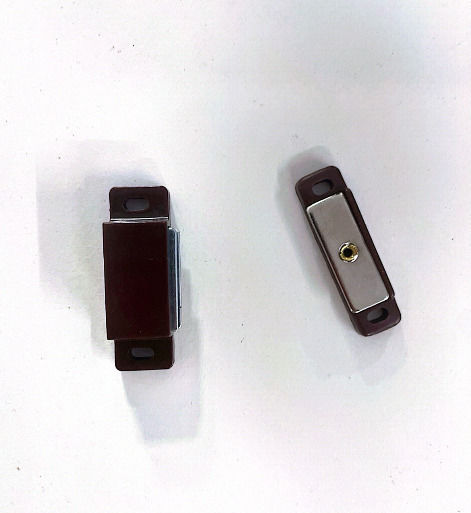Magnet Für Möbel Tür Braun 46x15x13.5mm Ferrit 4kg