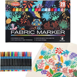 Sc2294 Set 20 Markere Material Textil Multicolore Haine Tricouri Genți & Diy Sc2294 Set 20 Markere Material Textil Multicolore Haine Tricouri Genți & Diy