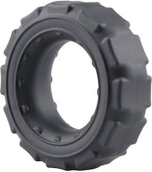Liquid Silicone Cock Ring No.5 Strong Erection Black